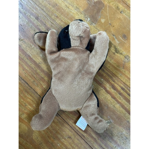 Vintage Ty Beanie Baby "Doby" Doberman Dog, 10/9/1996 EUC 8" X 4" Bean Bag - Picture 6 of 7